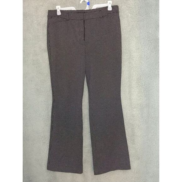 White House Black Market Pants - NWOT WHBM Ines Bootcut Trousers 14 Black White